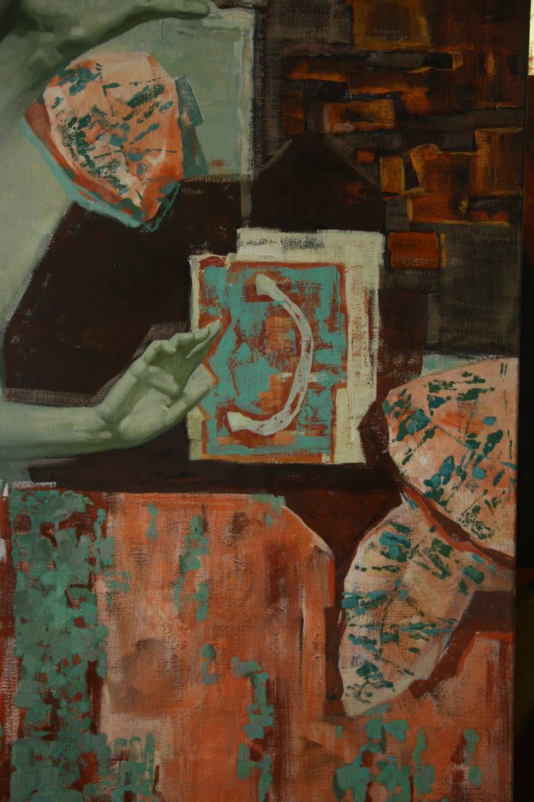 Original Abstract Nature Painting by Roman Bogdan