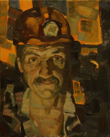 Original Abstract Portrait Paintings by Roman Bogdan