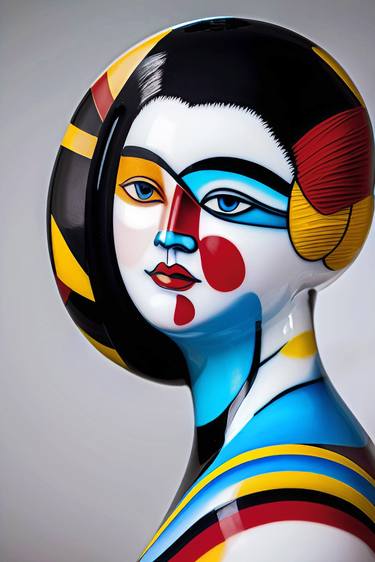 Original Figurative Women Digital by Vas Sarisi