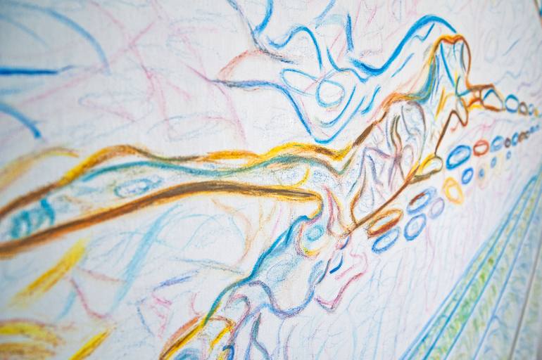 Original Abstract Sports Painting by Vas Sarisi