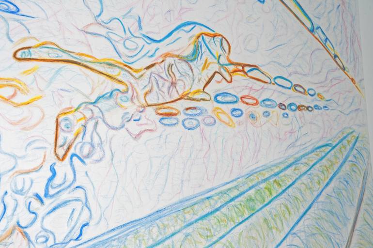 Original Abstract Sports Painting by Vas Sarisi