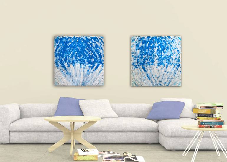 Original Abstract Expressionism Abstract Painting by Vas Sarisi