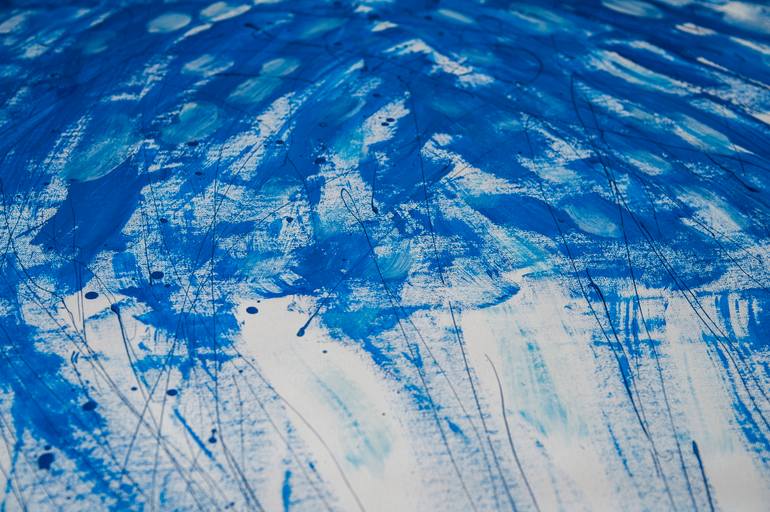 Original Abstract Expressionism Abstract Painting by Vas Sarisi