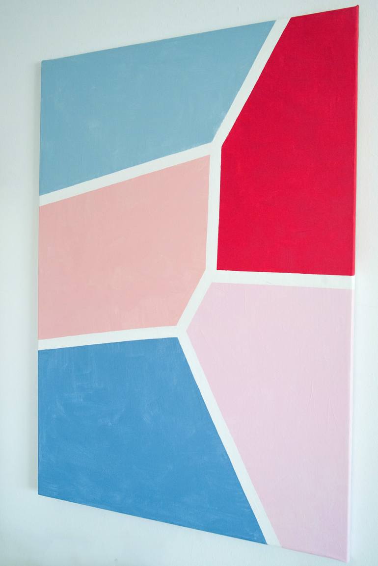 Original Geometric Painting by Vas Sarisi