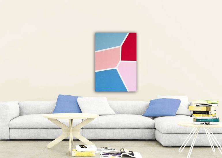 Original Geometric Painting by Vas Sarisi