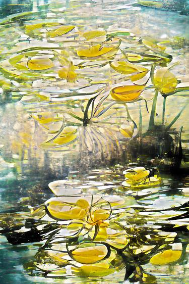 Water lilies VII - inspired by Claude Monet Painting - Limited Edition of 1 thumb