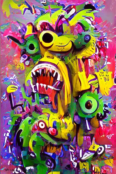 Techno Monster I from the Jazzy Monster Collection - Limited Edition of 1 thumb