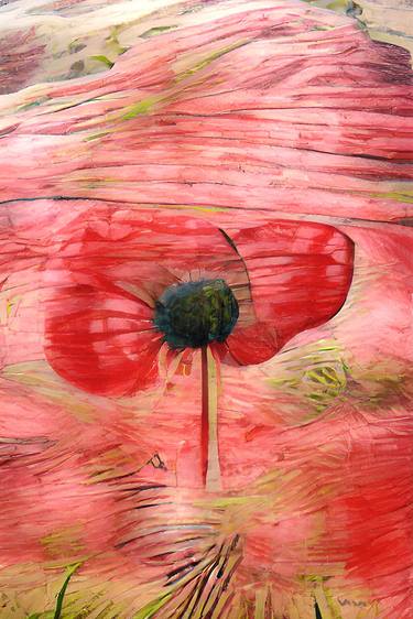 Red Poppy Field II - Limited Edition of 1 thumb