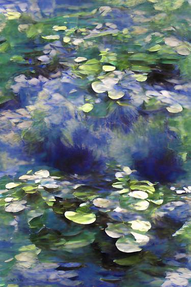 Water lilies IX - inspired by Claude Monet thumb