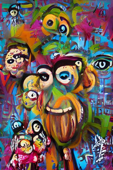 Funny Ape I - Funkey Monkey Collection - Limited Edition of 1 thumb