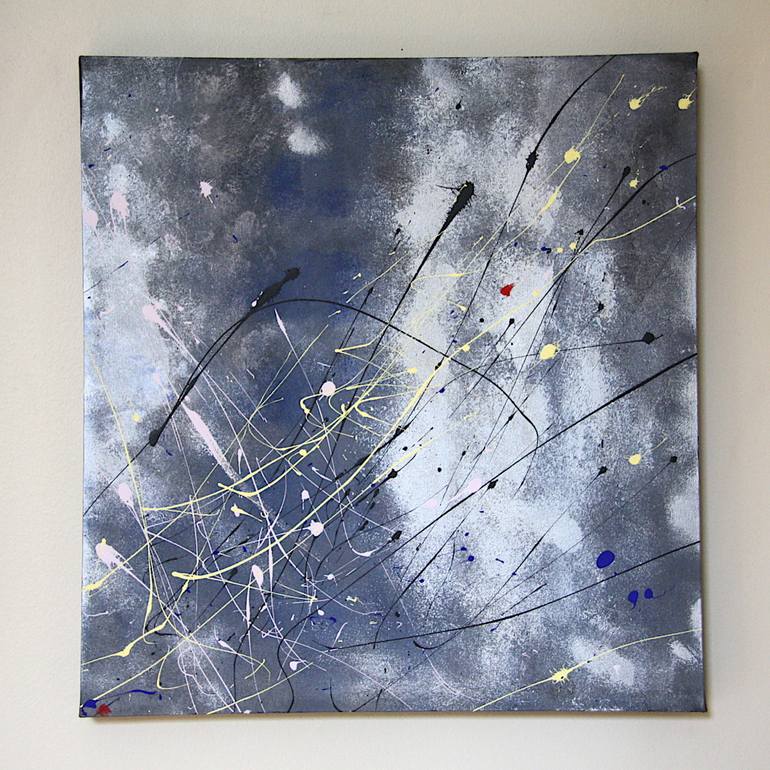 Original Modern Abstract Painting by Fiona Demertzidis