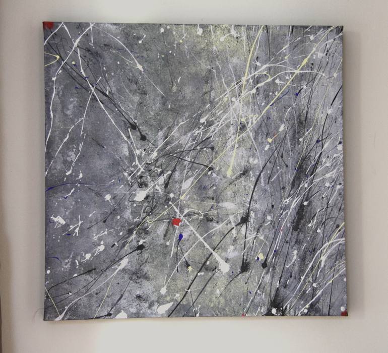 Original Modern Abstract Painting by Fiona Demertzidis