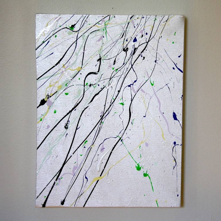 Original Abstract Painting by Fiona Demertzidis