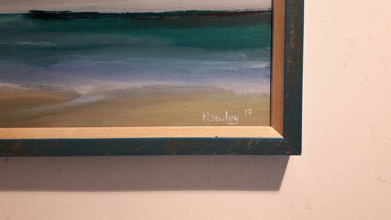 Original Impressionism Seascape Painting by Leyton Rowley