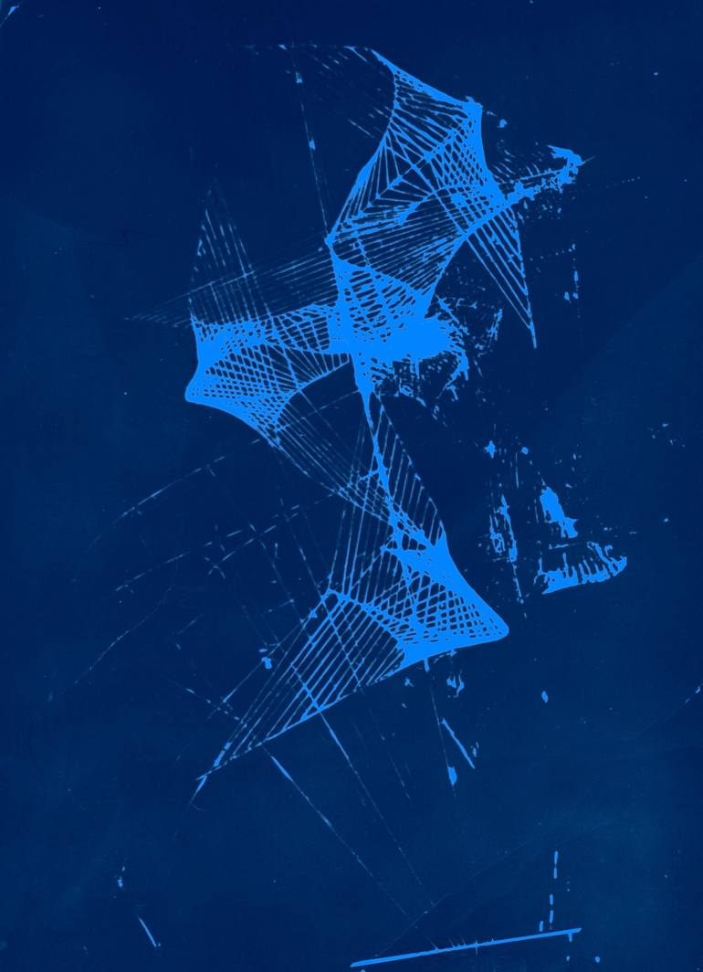 Original Abstract Fantasy Sculpture by Mery Crystal Ra