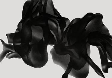 Print of Abstract Floral Drawings by Veronika Cherednychenko