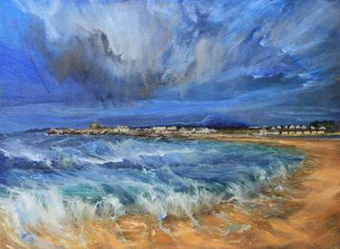 Print of Impressionism Beach Paintings by Jenny Amelia Jones