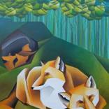 Foxes by Kristina Saudinyte