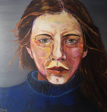 Original Impressionism Portrait Paintings by ENRIQUE REOLID
