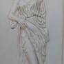 I like to practice bas-relief, and this work is one of my favorites. I get inspiration in a beautiful female body movement.
Materials: This original artwork I was cast in gypsum reinforced iron, 2017.