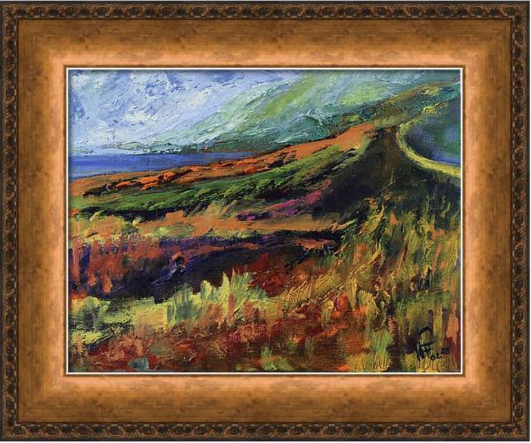 Original Fine Art Landscape Painting by WALTER FAHMY