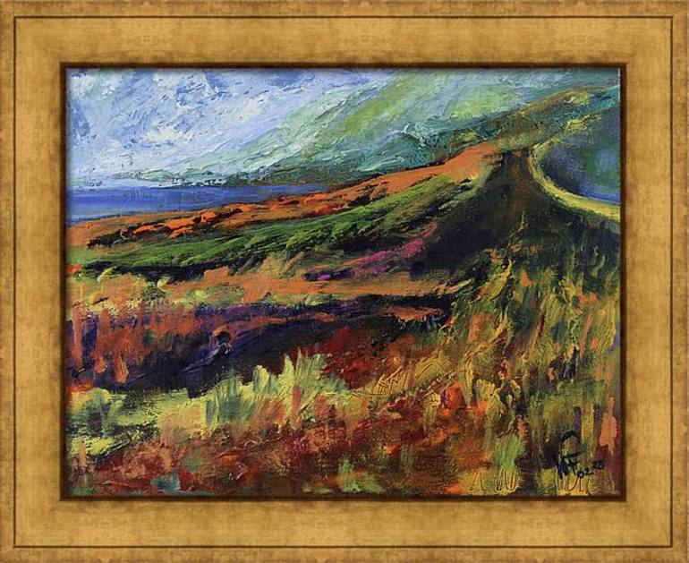 Original Fine Art Landscape Painting by WALTER FAHMY