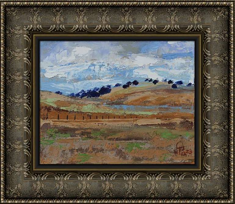 Original Landscape Painting by WALTER FAHMY