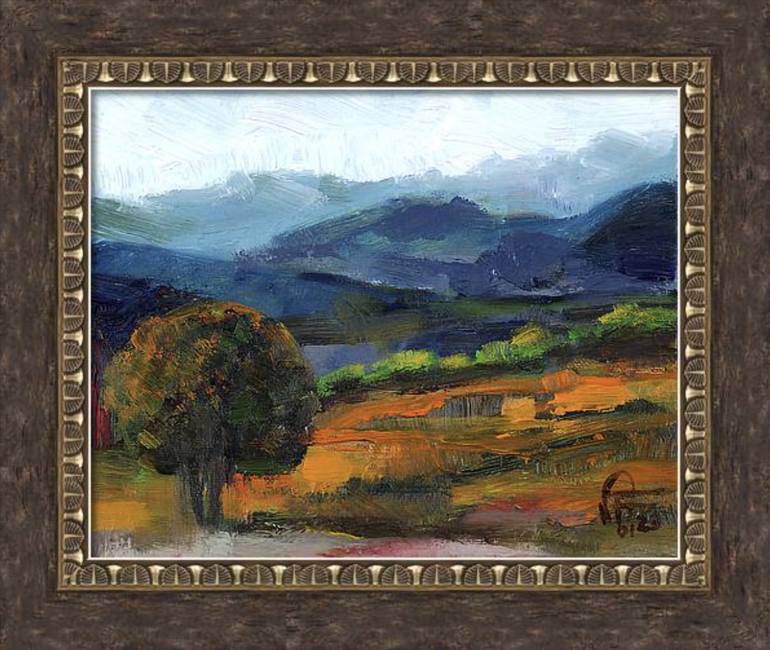 Original Impressionism Landscape Painting by WALTER FAHMY