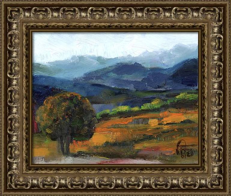 Original Impressionism Landscape Painting by WALTER FAHMY