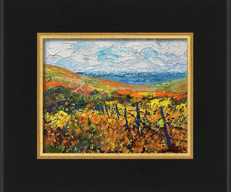 Original Impressionism Landscape Painting by Walter Fahmy