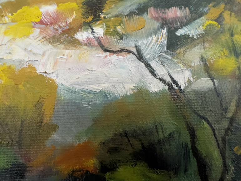 Original Impressionism Landscape Painting by WALTER FAHMY