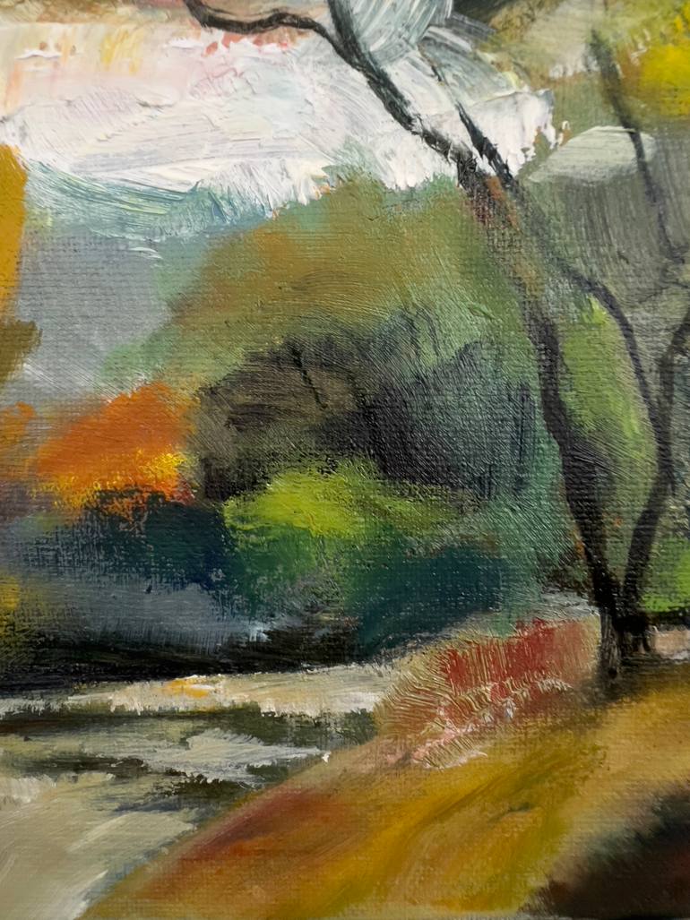 Original Impressionism Landscape Painting by Walter Fahmy