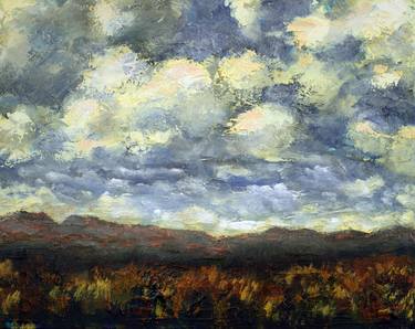 Original Landscape Painting by WALTER FAHMY