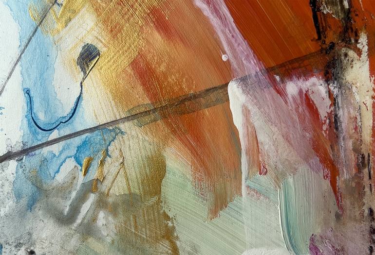 Original Abstract Expressionism Abstract Painting by Walter Fahmy