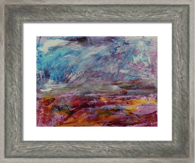 Original Abstract Expressionism Abstract Painting by Walter Fahmy