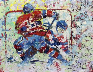 Print of Expressionism Sports Paintings by WALTER FAHMY