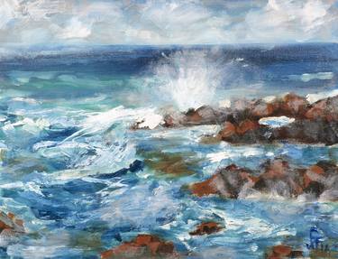 Original Fine Art Seascape Paintings by WALTER FAHMY