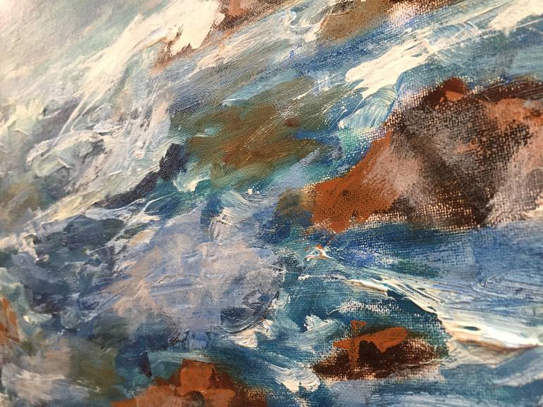Original Seascape Painting by WALTER FAHMY