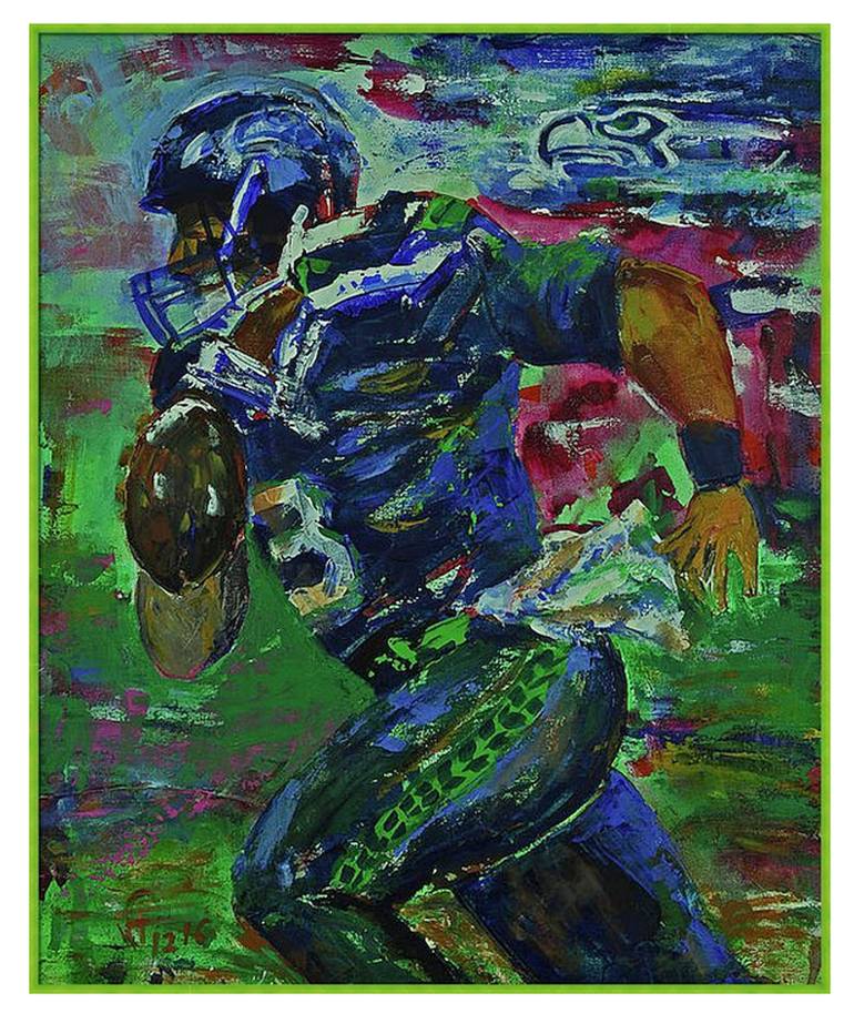 Original Sports Painting by WALTER FAHMY