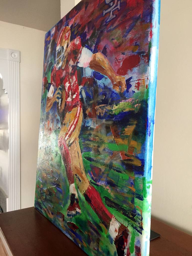 Original Expressionism Sports Painting by WALTER FAHMY