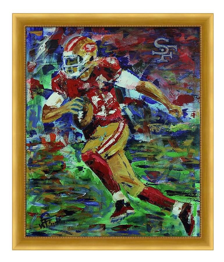 Original Expressionism Sports Painting by WALTER FAHMY