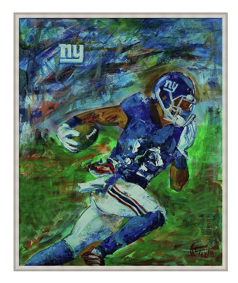 Original Expressionism Sports Painting by WALTER FAHMY