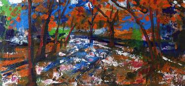 Print of Expressionism Landscape Paintings by WALTER FAHMY