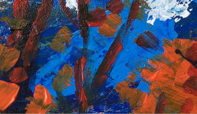 Original Expressionism Landscape Painting by WALTER FAHMY