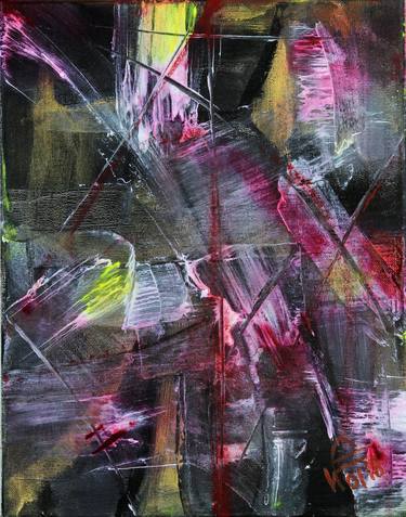 Original Abstract Expressionism Abstract Paintings by WALTER FAHMY