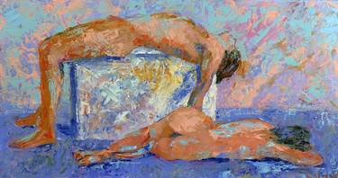 Original Fine Art Nude Paintings by WALTER FAHMY