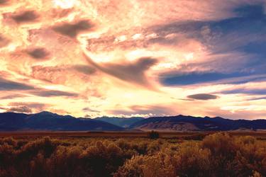 SUNSET OVER EASTERN SIERRA PLATEAU - Limited Edition of 5 thumb
