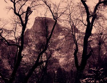 YOSEMITE HALF DOME - PEEKING THROUGH (Sepia tone) - Limited Edition of 5 thumb