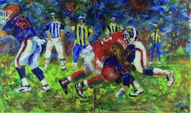 Original Sports Paintings by WALTER FAHMY