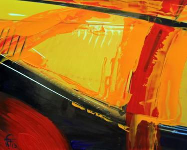 Original Abstract Paintings by WALTER FAHMY